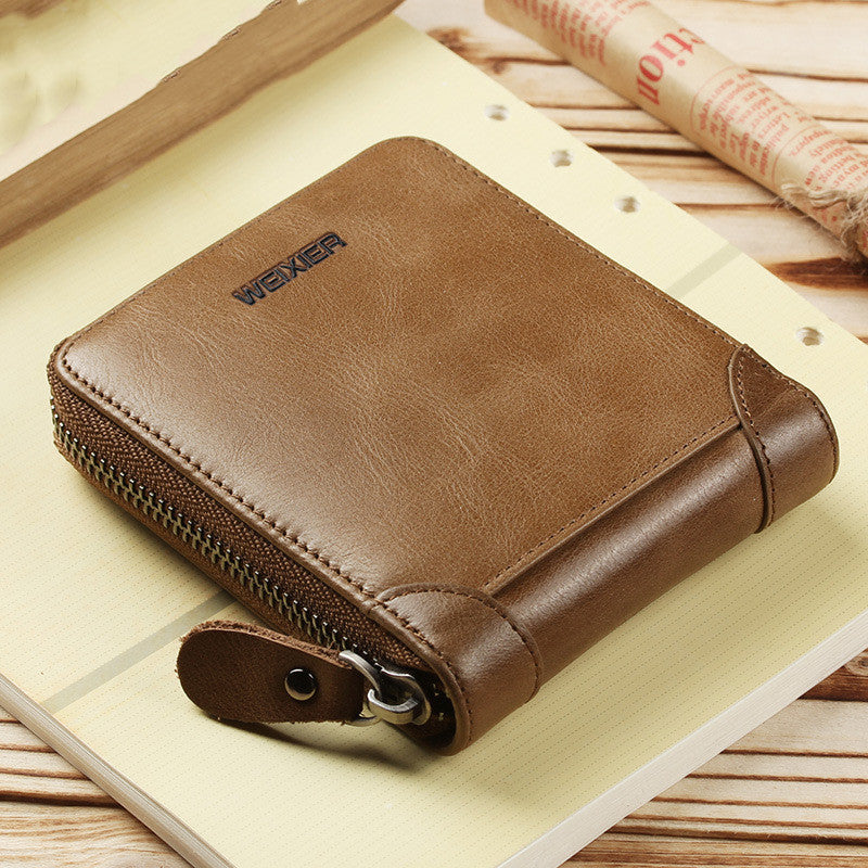 Retro Men’s Horizontal Multifunctional Card Holder - Retro Wallet for Men Too Cool for Just Cards