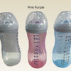 Baby And Infant Petal Nipple Feeding Bottle - Pink Purple