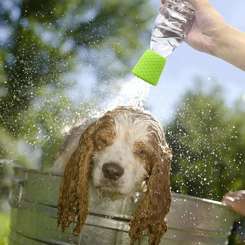 Silikoni lemmikkisuihku Head for Dog and Cats Kannettava hoitotyökalu