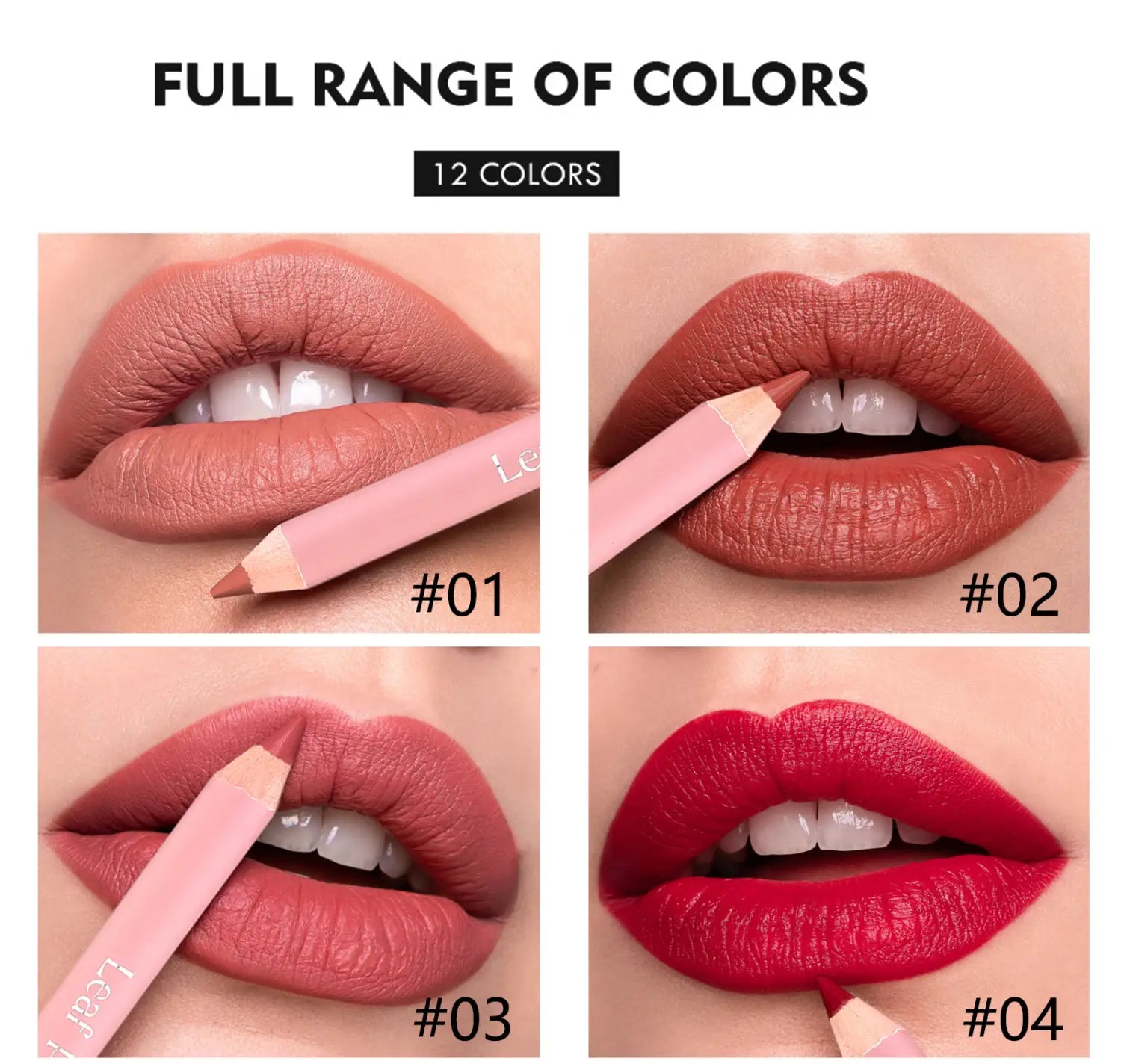 Single Lip Liner for Matte Lipstick and Color Enhancement