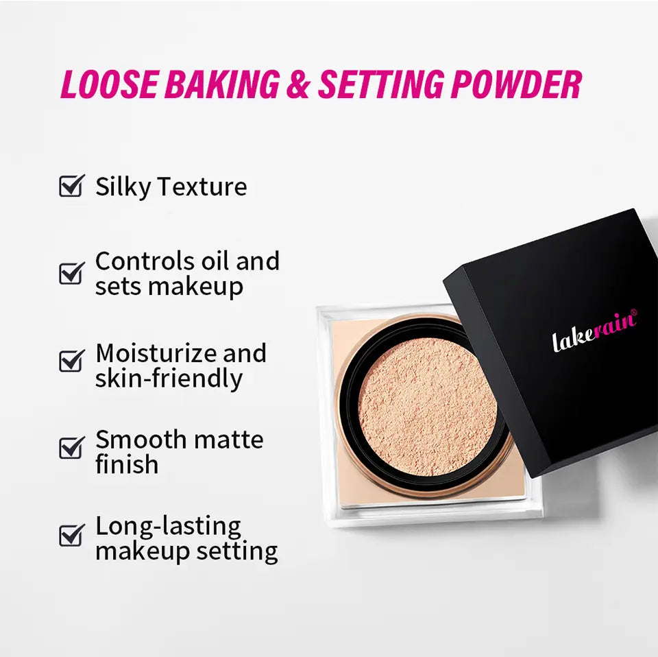 Square Box Finishing Loose Powder for Universal Skin Colors