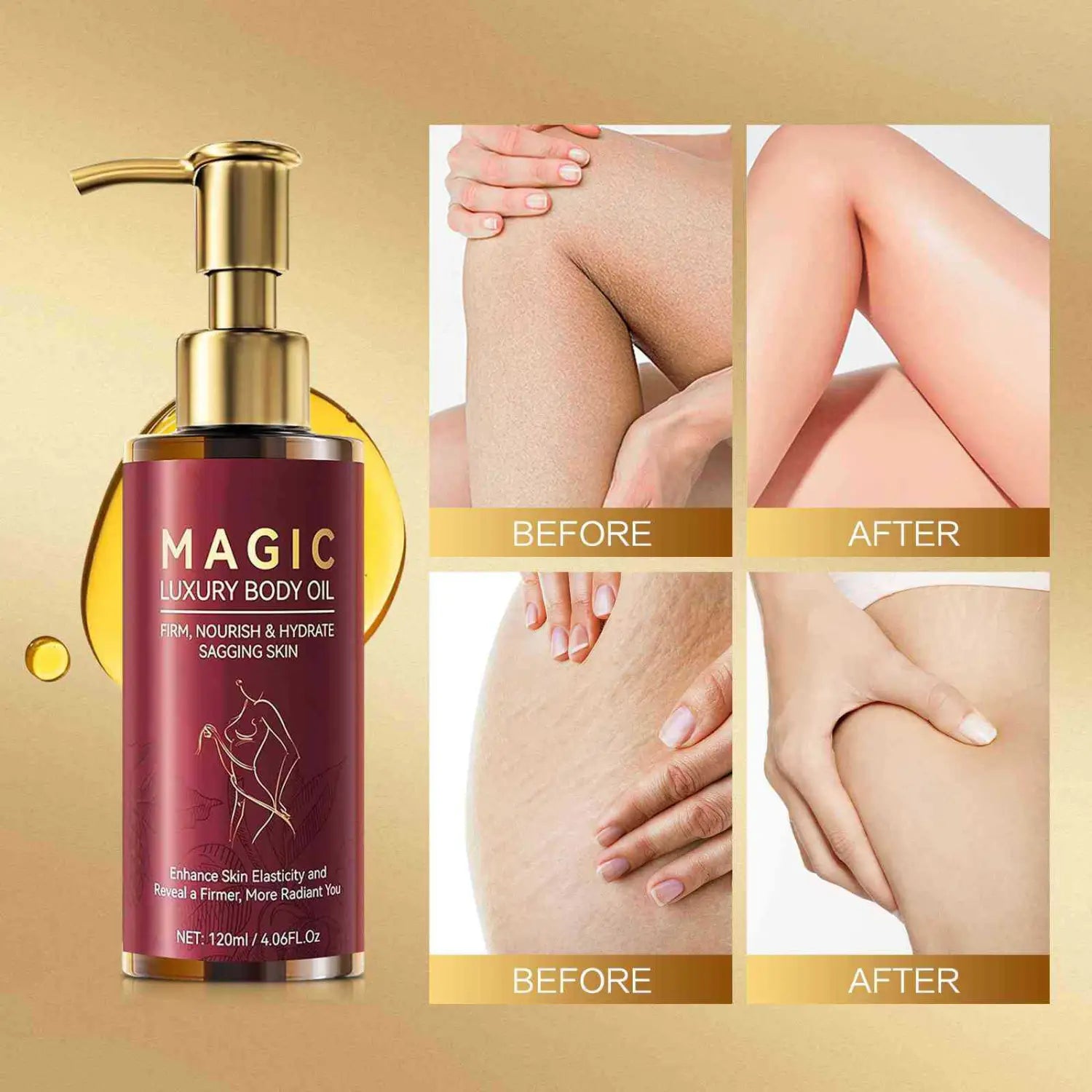 Universelles Körperöl für alle Hauttypen 120 ml feuchtigkeitsspendende Formel