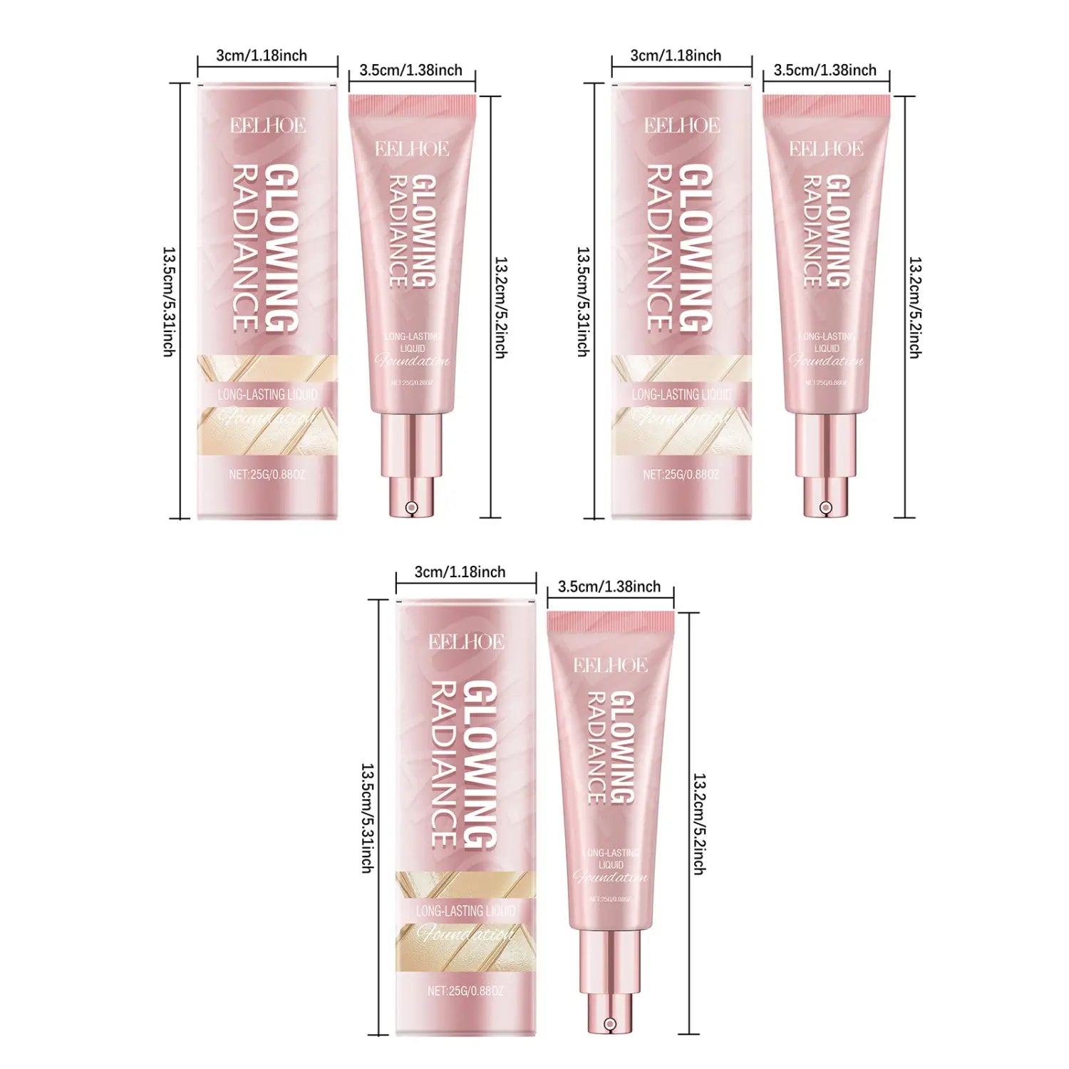 Lightweight Longwear Foundation in Ivory White for United States