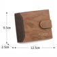 Men’s Wallet Short Style With Korean Edition Hinge Gold Stamping - Korean Hinge Wallet: Where Style Meets Secret Stash