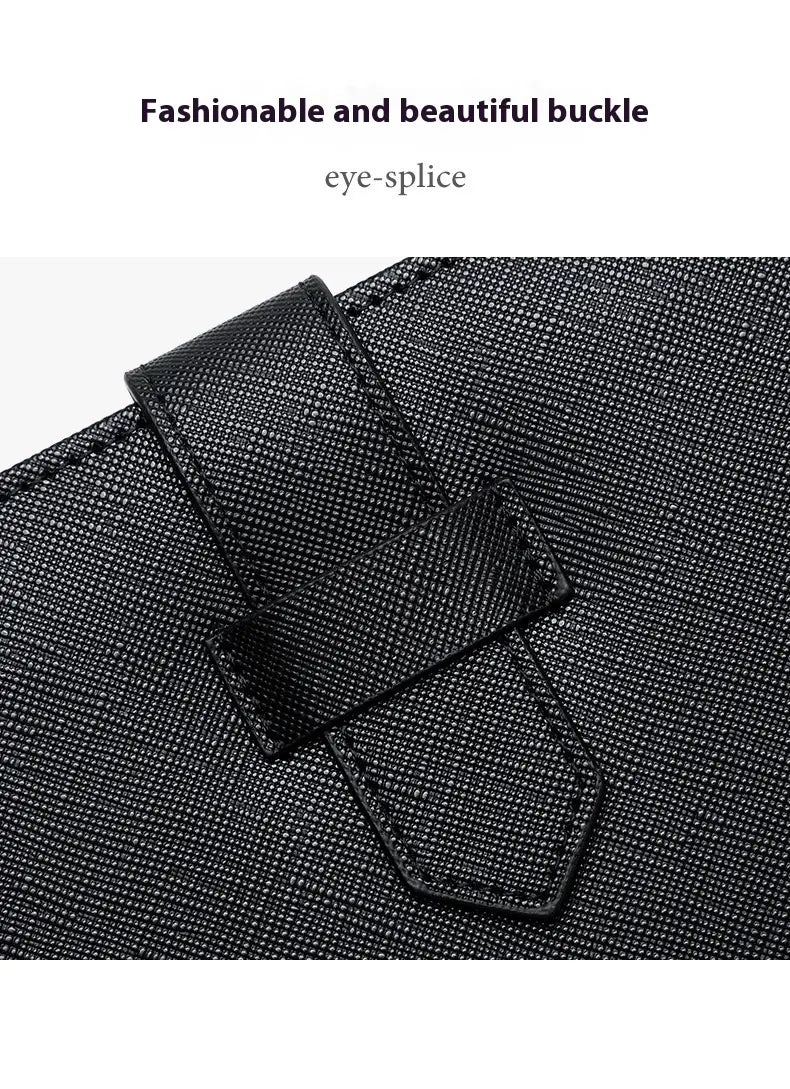 Waterproof Leather Wallet for Men and Women with RFID Blocking Protection