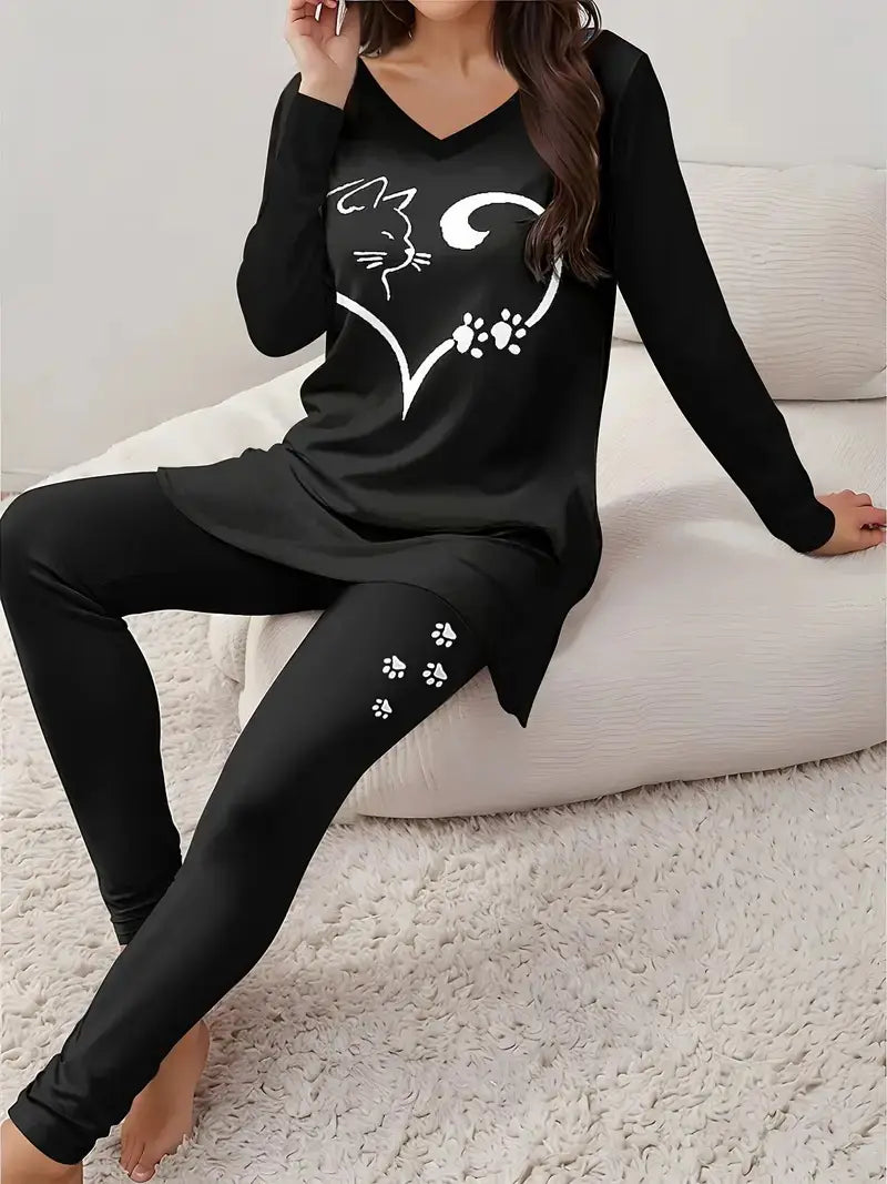 Camisa longa da manga de efeito 3D retro para mulheres