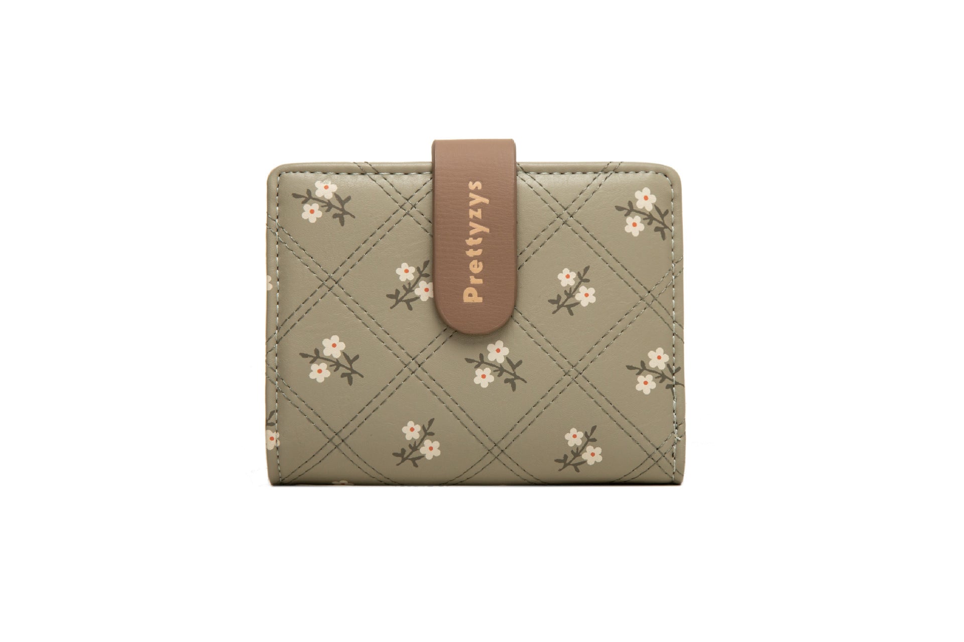 Women’s Soft Printed Buckle Folding Small Wallet Multiple Card Slots Integrated Card Holder - Tiny Wallet Big Style