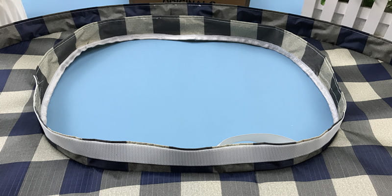 United States Cartoon Animal Seat Cushion with Stripe Plaid Pattern