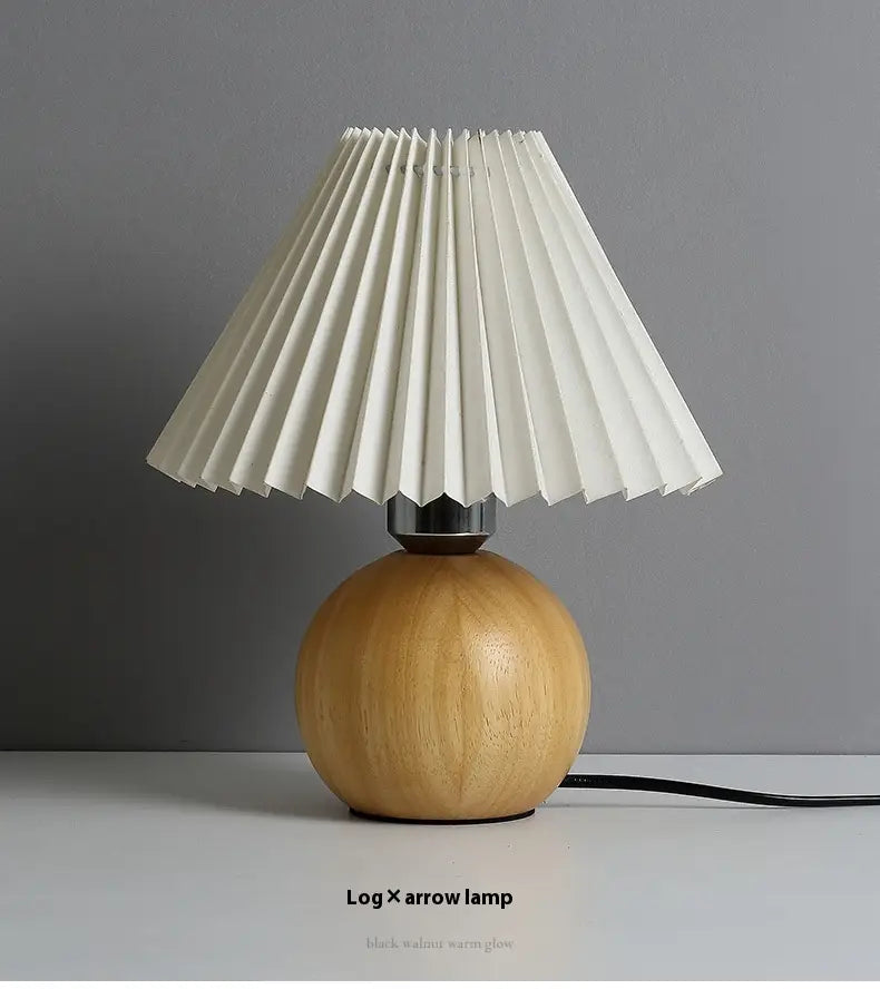 Walnut Color Changing Tricolor Bulb for Bedroom Bedside Lamp and Cozy Atmosphere Table