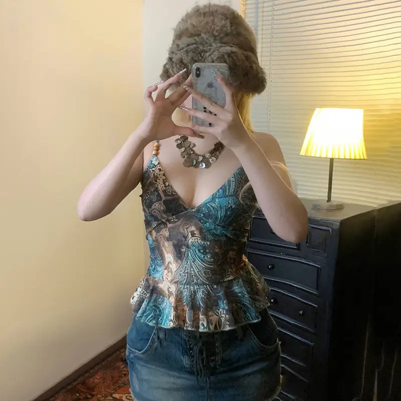 Zöld poliészter retro stílusú póló férfiak és nők számára S-tól L-ig