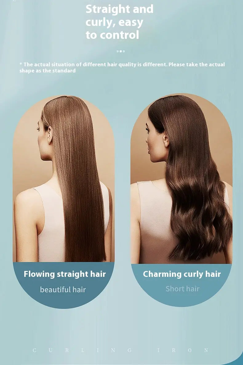 Wireless Hair Straighteners Small USB Rechargeable Titanium Coating