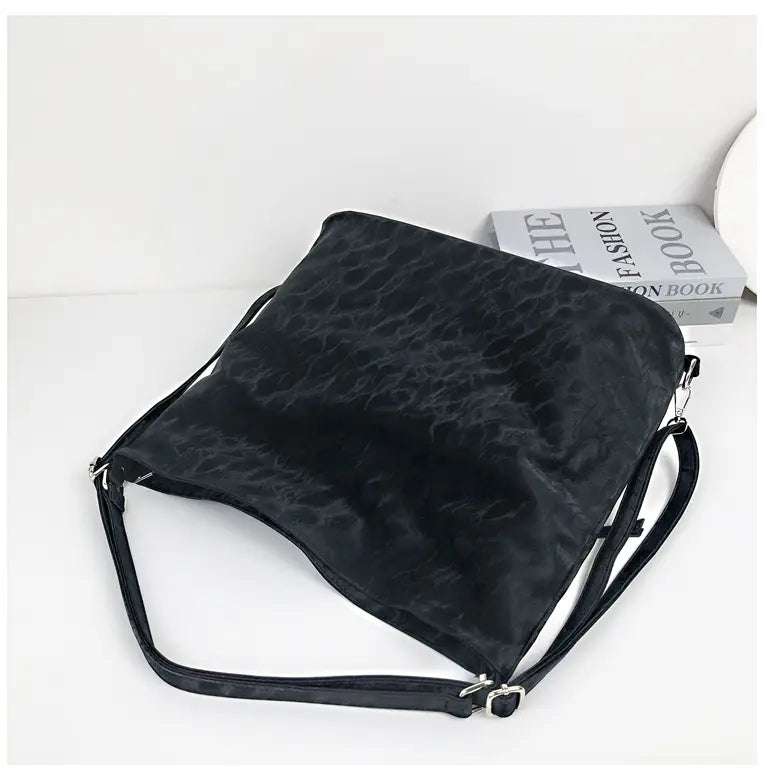 Large Capacity Soft Tote Bag with Shoulder Strap and Double Joint Style