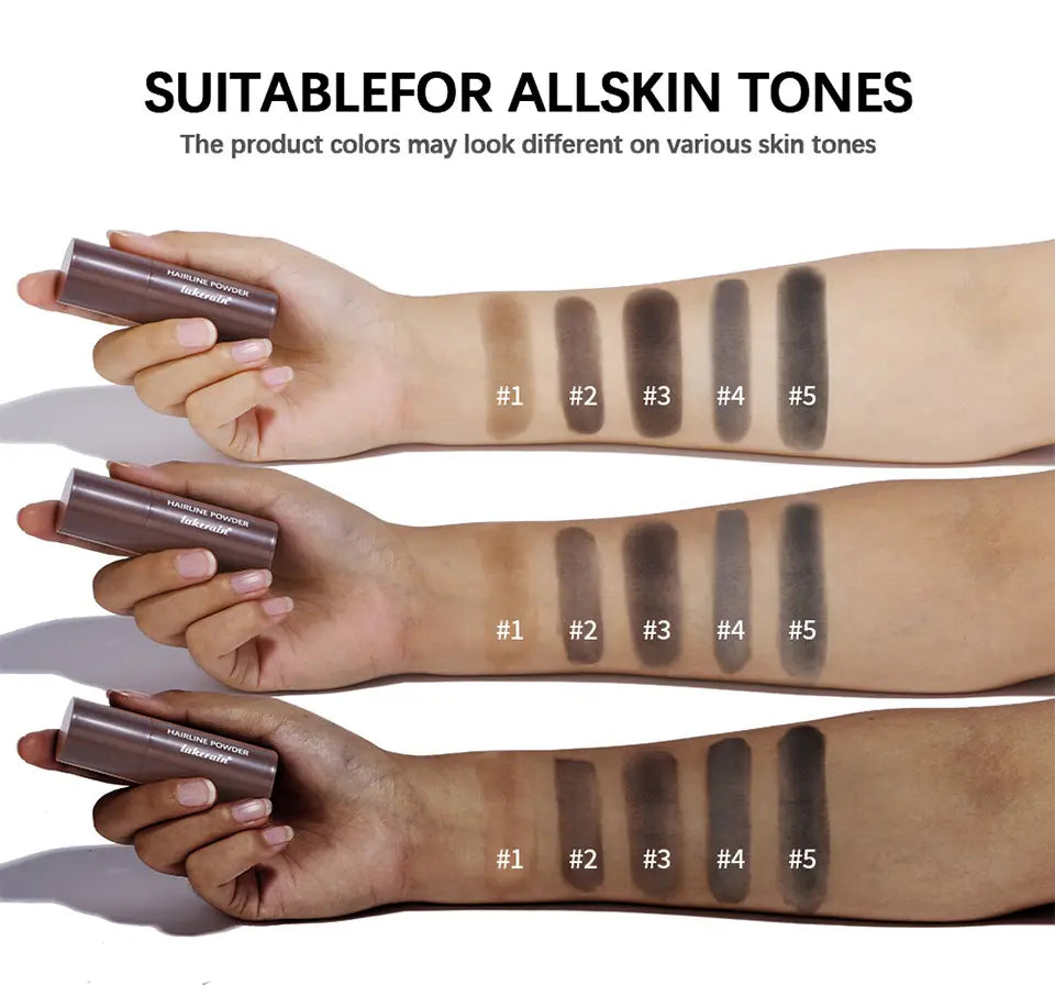 Multicolor Eyebrow Powder for Natural Look 1.8g Skin-Friendly Makeup