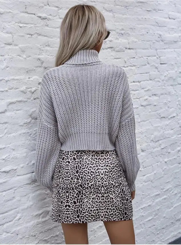 Slank passform akryl genser