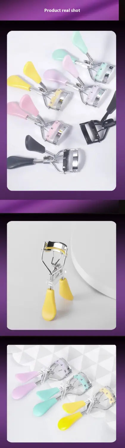 Color Ribbon Comb Set Black Pink Purple Yellow Green Box