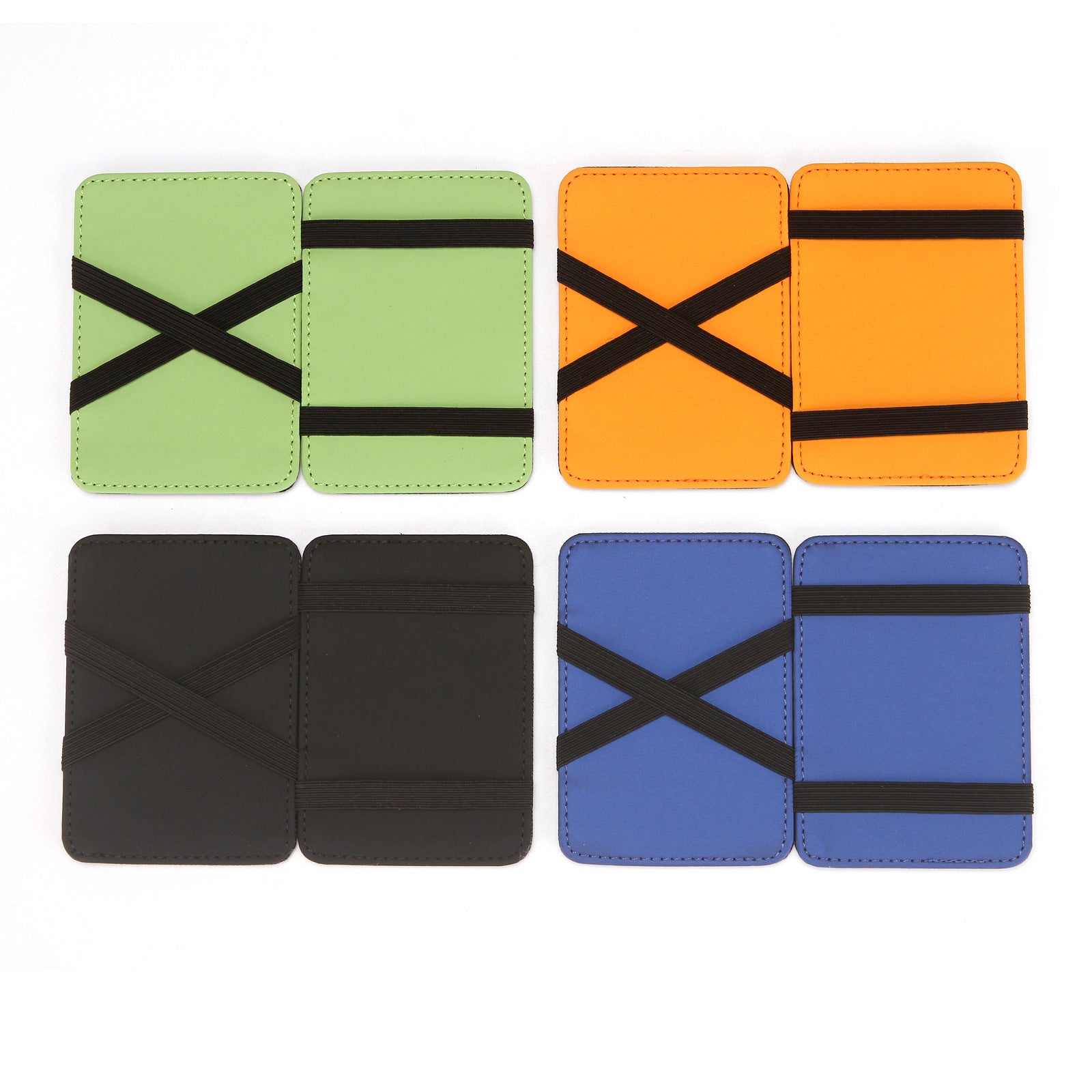 Flip Magic Wallet Cross Pattern Short Card Holder - Flip Magic Wallet for Stylish Card Ninja Moves