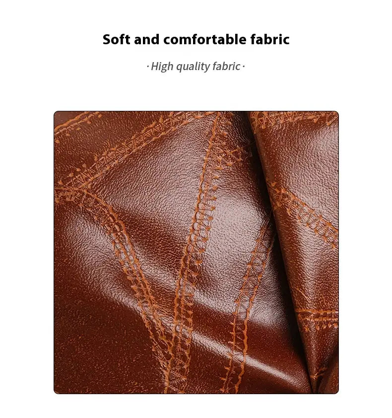 Mála Eagraí Suitcase Leathar PU le póca zipper le haghaidh taistil agus stórála