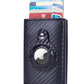 Aluminum Alloy Carbon Fiber Clip Anti-theft Card Holder - Fiber Clip Holder with Internal Structure that Steals Back