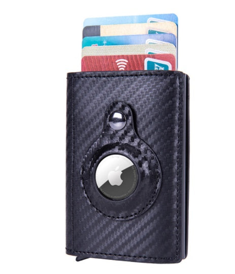 Aluminum Alloy Carbon Fiber Clip Anti-theft Card Holder - Fiber Clip Holder with Internal Structure that Steals Back