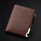 Multifunctional Zipper Business Youth Card Case Student Wallet - Zipper Wallet: Stylish Brown Companion for Students