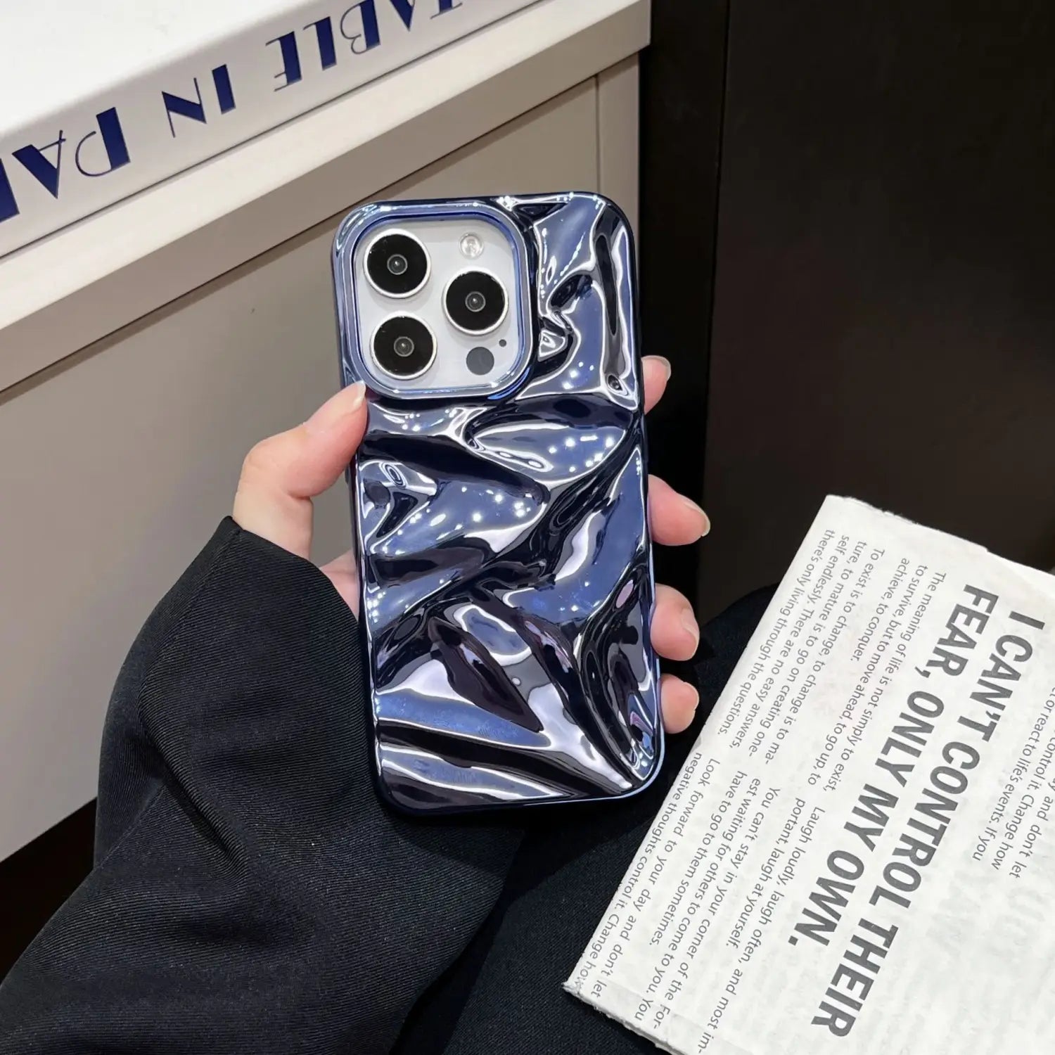 Electroplating de carcasa suave para iPhone 11 12 Pro Max Anti -Drop Fingerprint