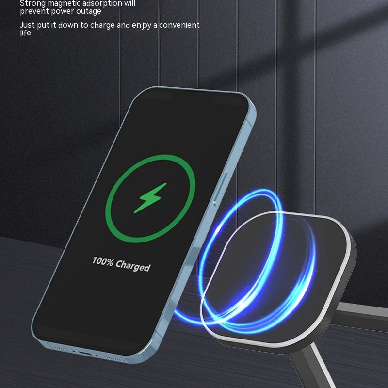 Five-in-one Multifunctional Magnetic Wireless Charger Night Light - Charge and Light Up Your Life with This Wireless