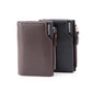 Men’s Short Wallet Multifunctional Zipper Bag - Wallet So Short It Could Be a Stand-Up Comic