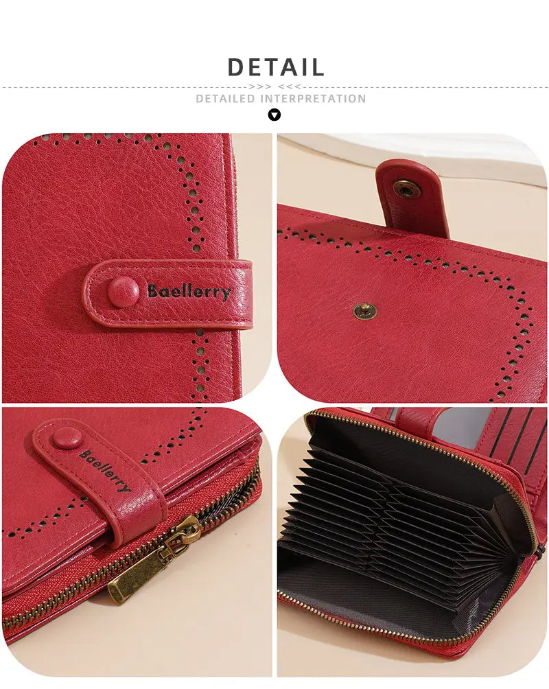 Carteira feminina multicolor