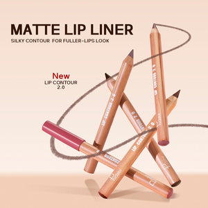 Матовая 8 цветов Lip Liner Line Line Lizstick Beauty Makeup