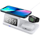 Four-in-one Clock Wireless Charger Fast Charger - Four-in-One Wireless Charger for Speedy Time Travel