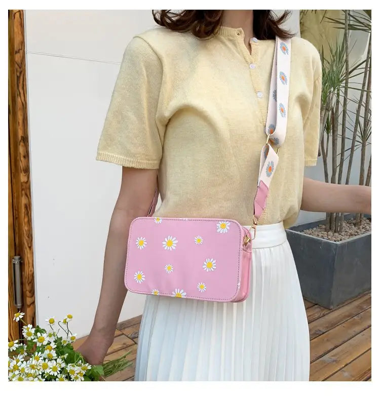 Crossbody PU -Leder -Umhängetasche für Frauen mit verstellbarem Riemen mehrfarbig