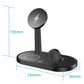 Multifunctional Desktop Phone Holder Three-in-one Magnetic Wireless Charger - Magical Wireless Charger That Holds