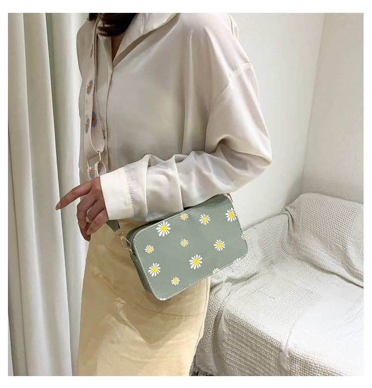 Crossbody PU -Leder -Umhängetasche für Frauen mit verstellbarem Riemen mehrfarbig