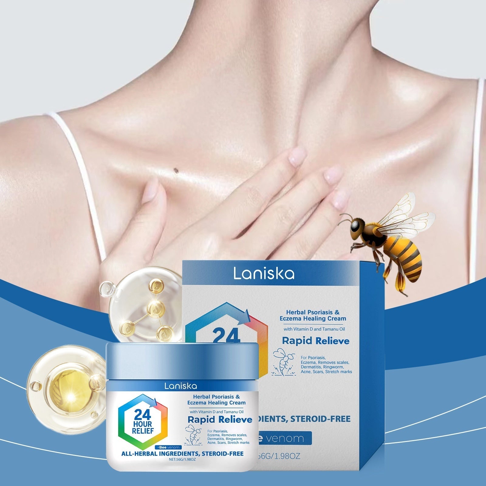 Daily Care Nourishing Skin Reducing Redness and Dryness Body Kit - Teleplus daily care nourishing skin reducing redness