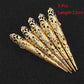 Dance Props Golden Nail Rings Set for Indian Girl Nails and Retro Style - Teleplus dance props golden indian girl nails