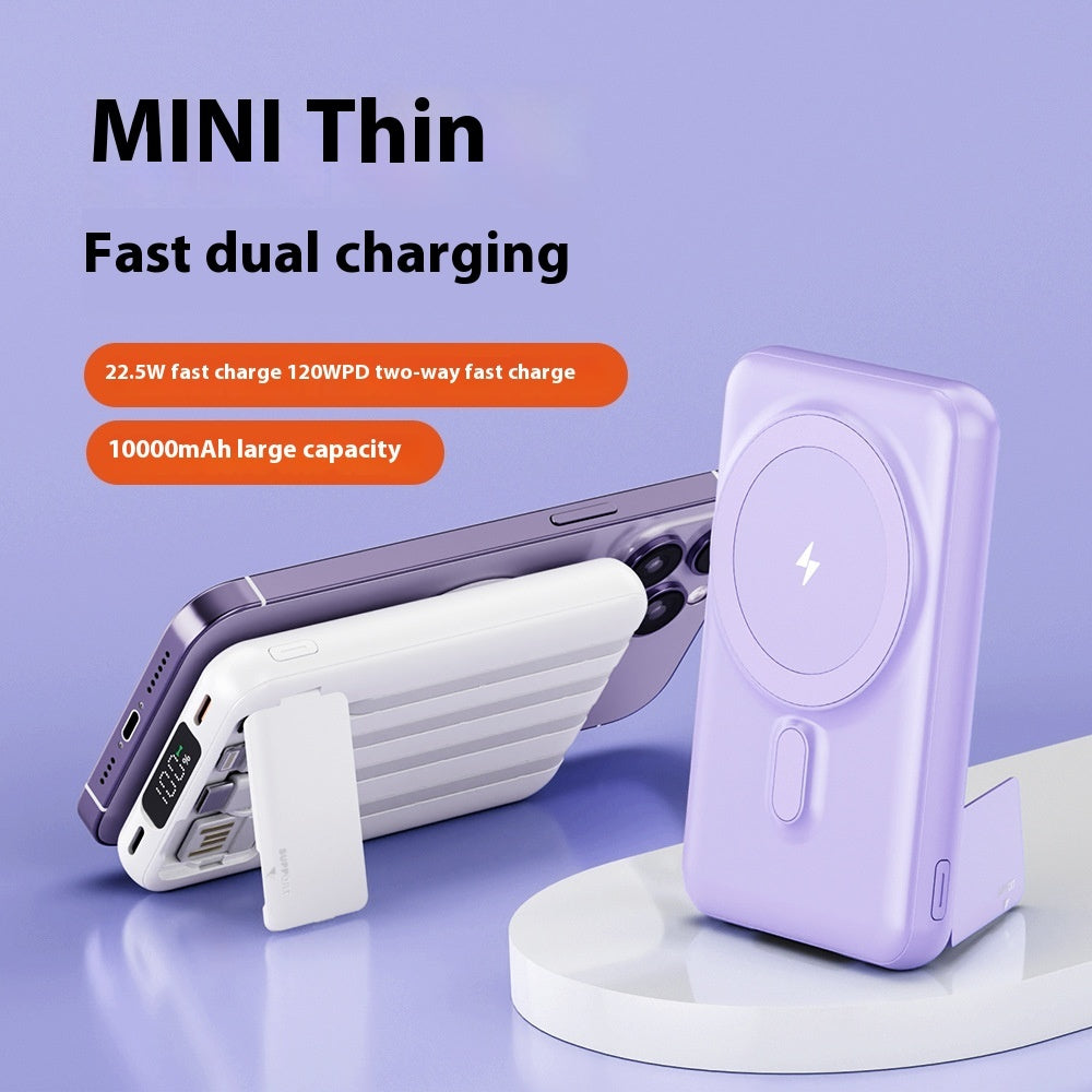 Dark Blue Power Bank with 5V 2A 9V 2.22A and 12V Charging Capacities - Fast dark blue power bank charging capacities