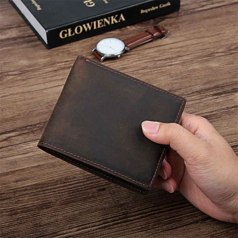 Dark Brown Genuine Leather Sewing Thread for United States Products CHF - Wallets As Cool Your Dad’s Retro Stories