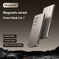 Dark Gray Aluminum Alloy Magnetic Wireless Charger with Fast PD20W Charge - Teleplus window creative magnetic fast