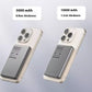Dark Gray and Titanium Gold Magnetic Mobile Power Bank 15W Portable Wireless - Teleplus transparent magnetic mobile