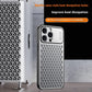 Dark Gray Honeycomb Heat Dissipation Phone Case for Anti-Fall and Wear - Teleplus applicable honeycomb heat dissipation