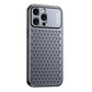 Dark Gray Honeycomb Heat Dissipation Phone Case for Anti-Fall and Wear - Teleplus applicable honeycomb heat dissipation