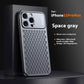Dark Gray Honeycomb Heat Dissipation Phone Case for Anti-Fall and Wear - Teleplus applicable honeycomb heat dissipation