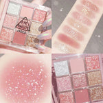 Dazzling Nine Color Eye Shadow Plate Hot Shimmer Matte Variety Palette - Teleplus Colors eye shadow plate dazzling nine