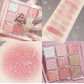 Dazzling Nine Color Eye Shadow Plate Hot Shimmer Matte Variety Palette - Teleplus Colors eye shadow plate dazzling nine