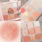 Dazzling Nine Color Eye Shadow Plate Hot Shimmer Matte Variety Palette - Teleplus Colors eye shadow plate dazzling nine