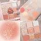 Dazzling Nine Color Eye Shadow Plate Hot Shimmer Matte Variety Palette - Teleplus Colors eye shadow plate dazzling nine