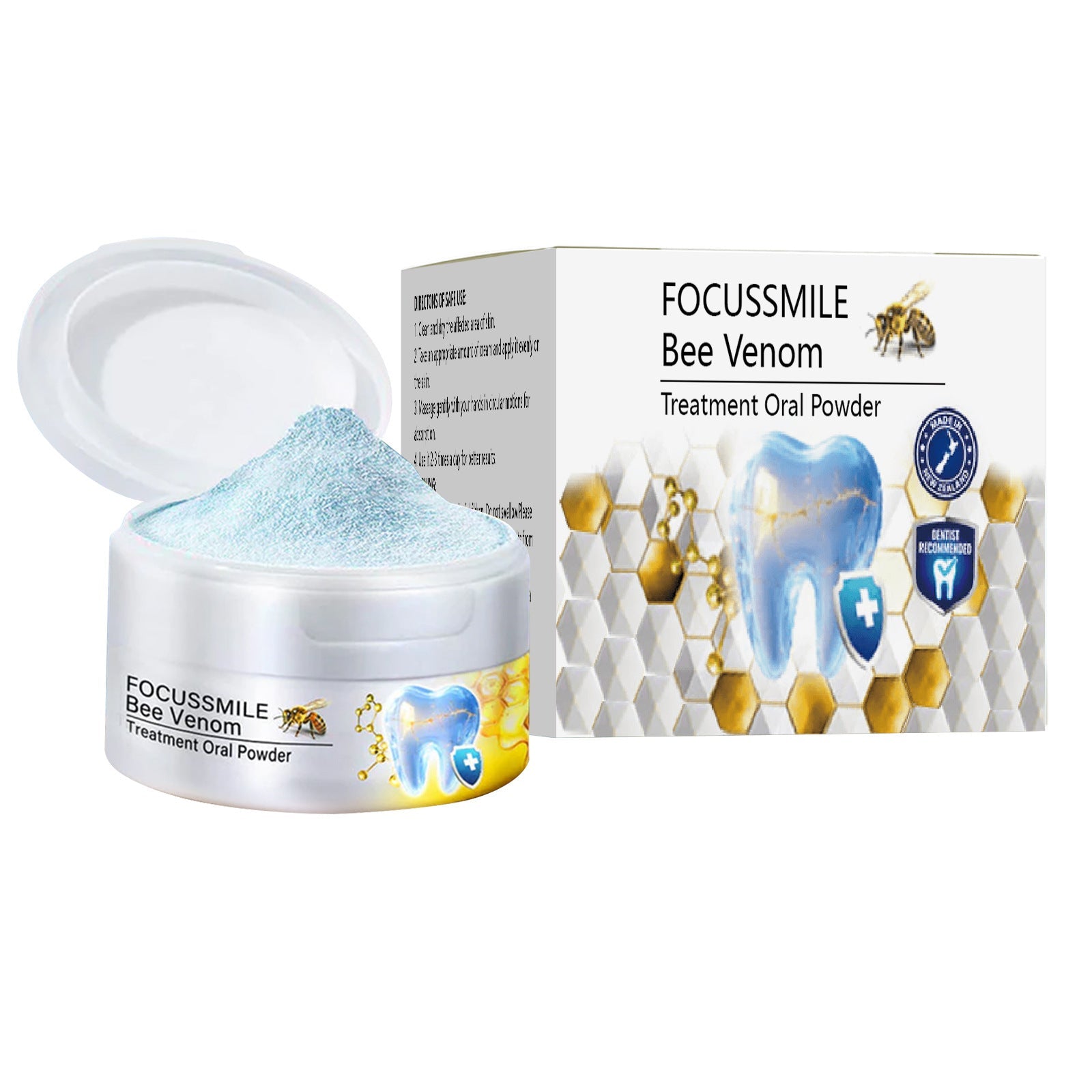 Dazzling White Toothpowder with Enzyme for Bright Teeth 80g - Teleplus enzyme dazzling white toothpowder bright teeth