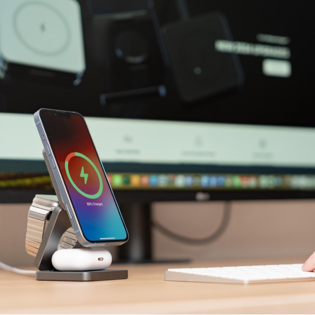 Three-in-one Magnetic Wireless Charger - Charge All the Things with Our Wireless Charger Wonder