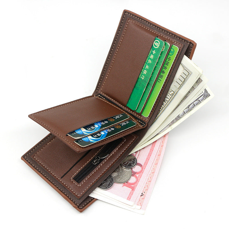 Men’s Short Retro Large Capacity Fashion Casual Multi-card Wallet - Men’s Retro Wallet for World-Class Card Hoarders