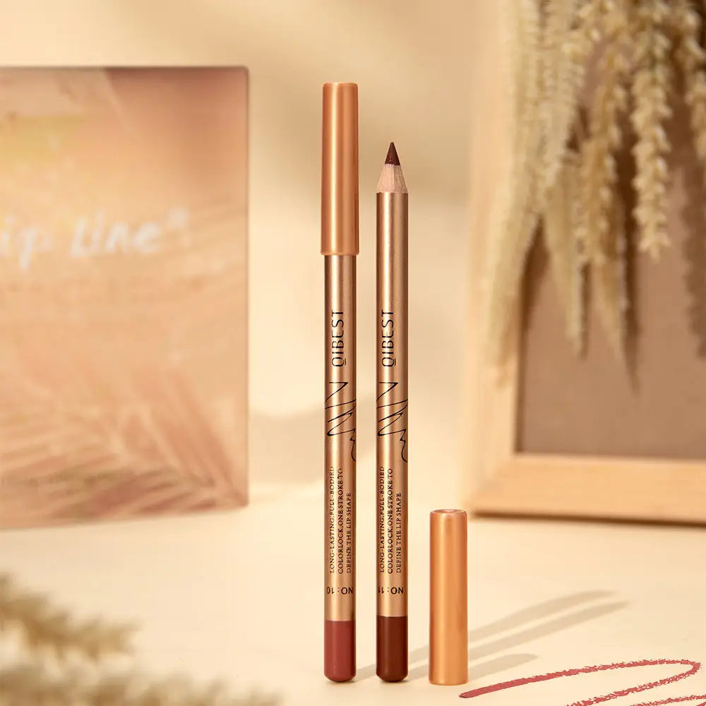 Waterproof Lip Liner Suit with Smudge-Long Lasting and Superior Color Rendering
